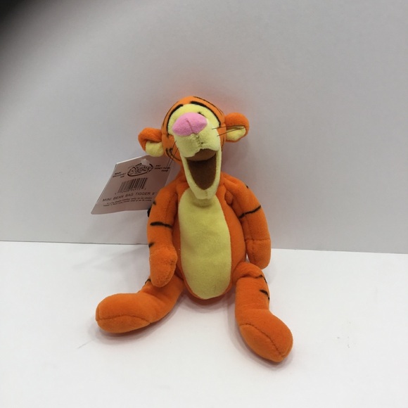 Disney‎ Store Mini Bean Bag Tigger 9" Plush - Picture 1 of 4